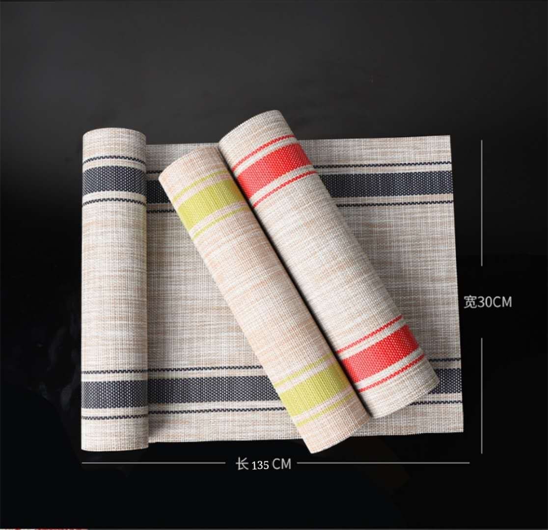 特斯林餐垫亚麻横纹系列详情2