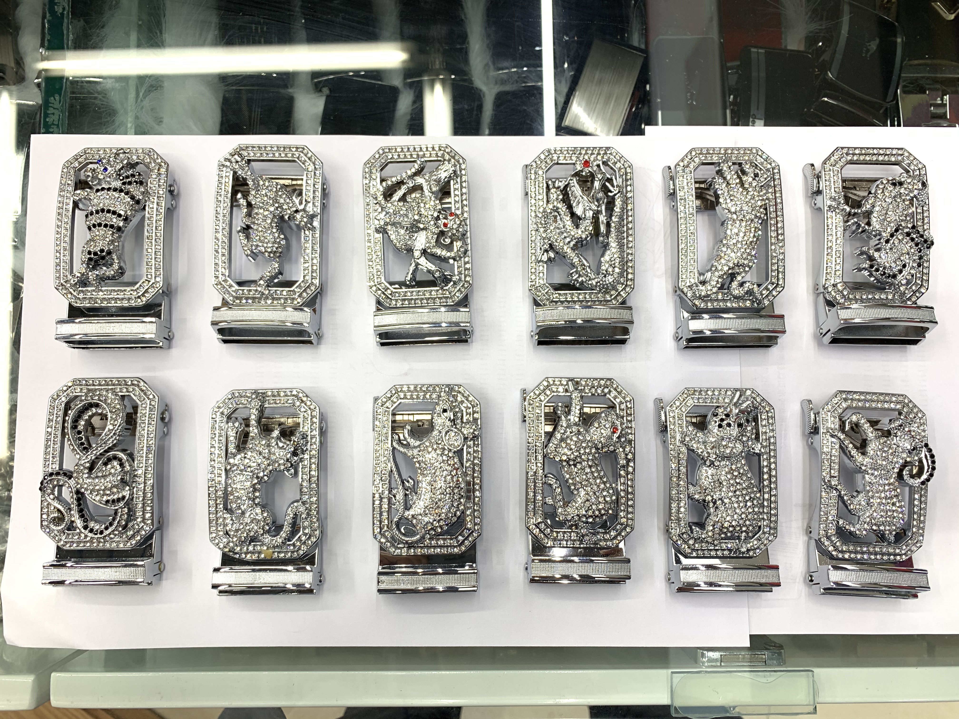 4.0 Zodiac Point Drill Alloy Buckle details Picture