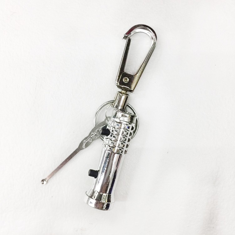 MQ Dual-purpose light Keychain - Iron Banknote Verification Light Accessory Keychain Jewelry 2-yuan store supply detail image 3