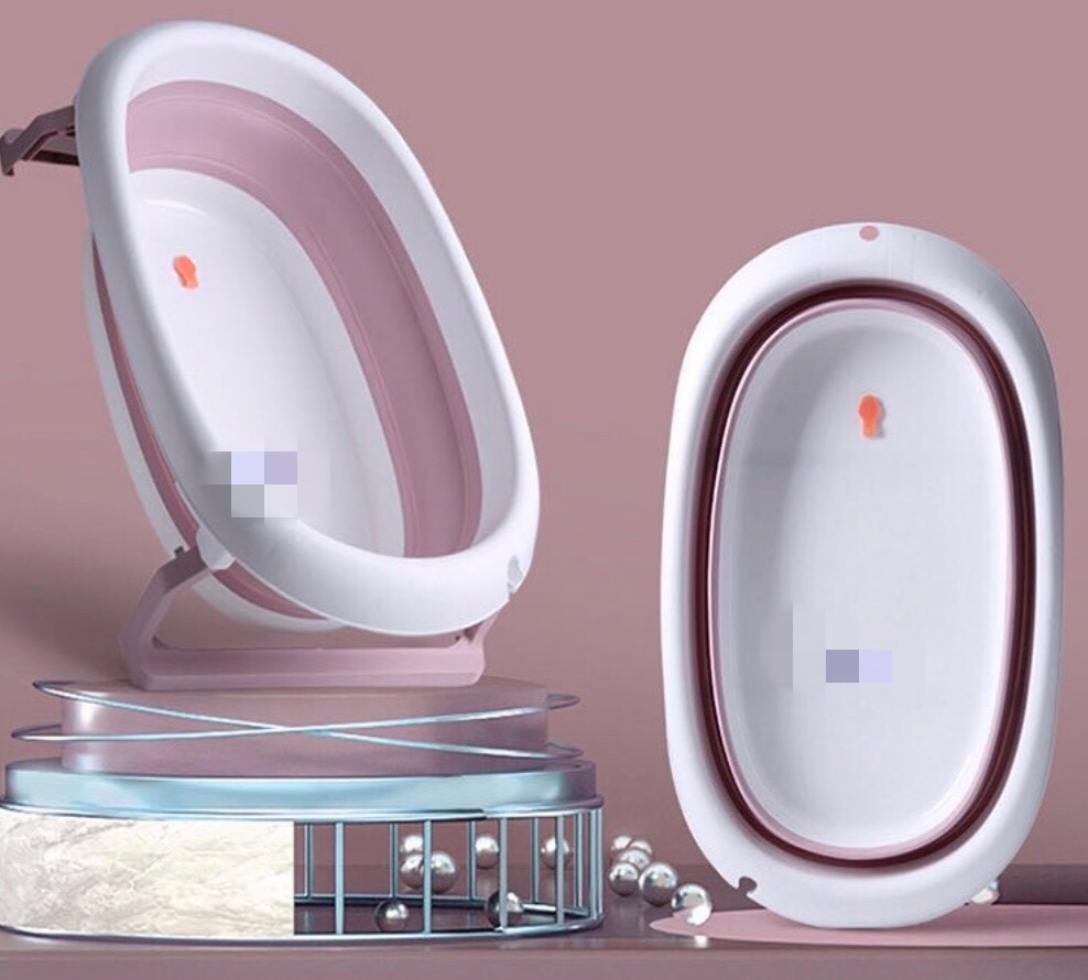 婴儿洗澡盆儿童沐浴桶网红沐浴神器大号加厚可坐可躺图