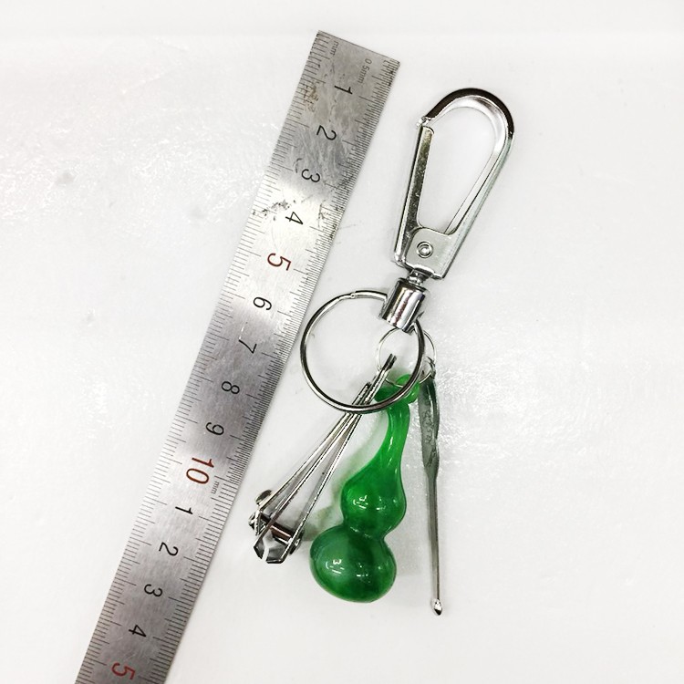 MQ Cartoon Gourd Keychain - Iron Hook Accessory Keychain Accessory 1 yuan 2 yuan store supply detail image 4