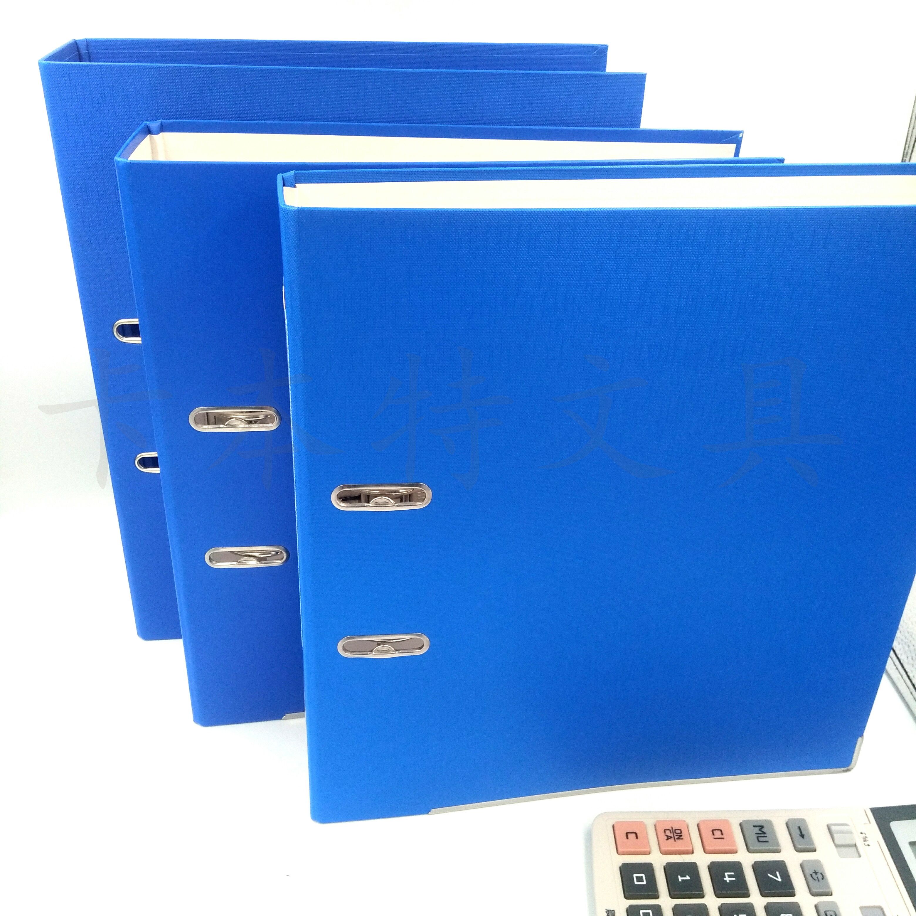 Office stationery 555 blue Quick Labor clip, self-produced and self-sold file clip, file classification clip, factory direct sales Specification image