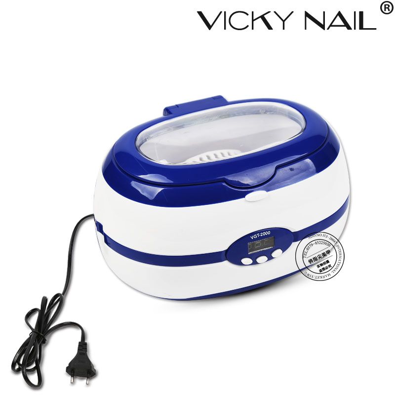Ultrasonic cleaning machine Nail Beauty tools Cleaning pot Remove nail dirt Jewelry VGT-2000