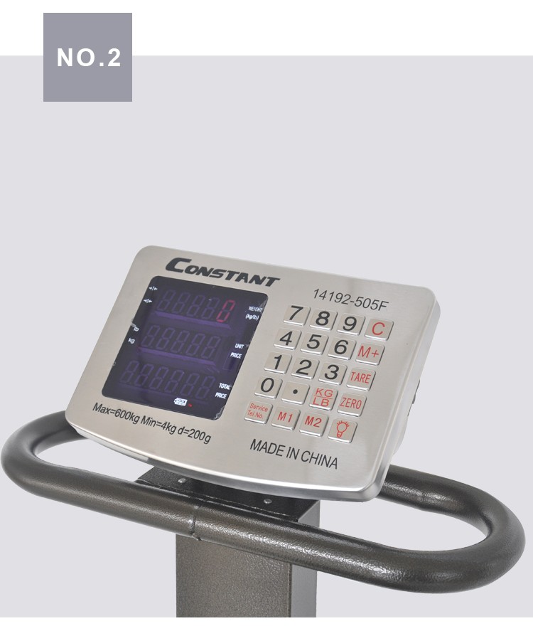 14192-504F factory direct sale of high-quality electronic platform scales with stainless steel heads, commercial scales detail image 4
