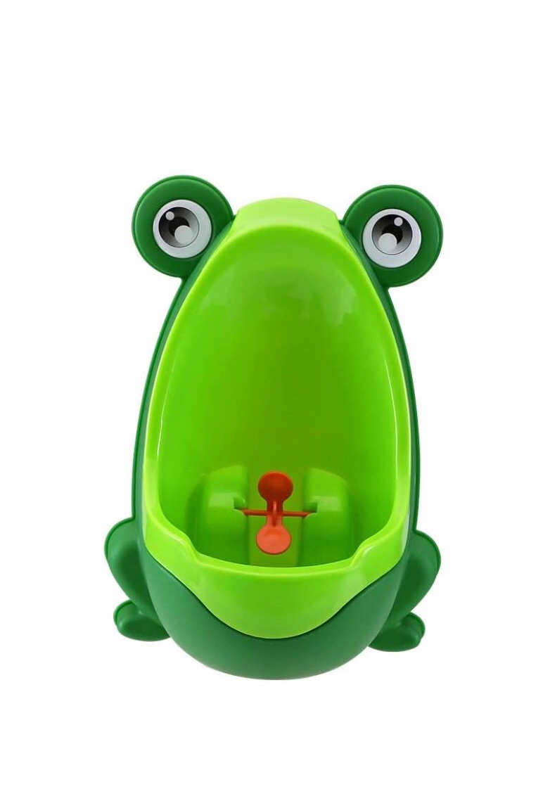 男宝宝小便斗可爱卡通男孩小便器站立式尿壶四色小脚青蛙便斗