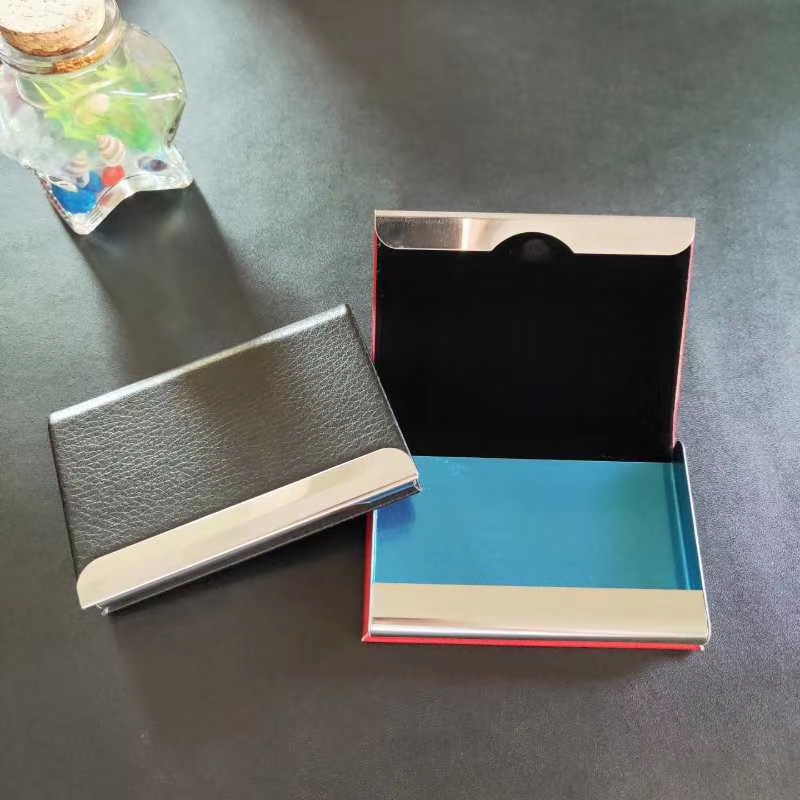 Leather business card box undefined
