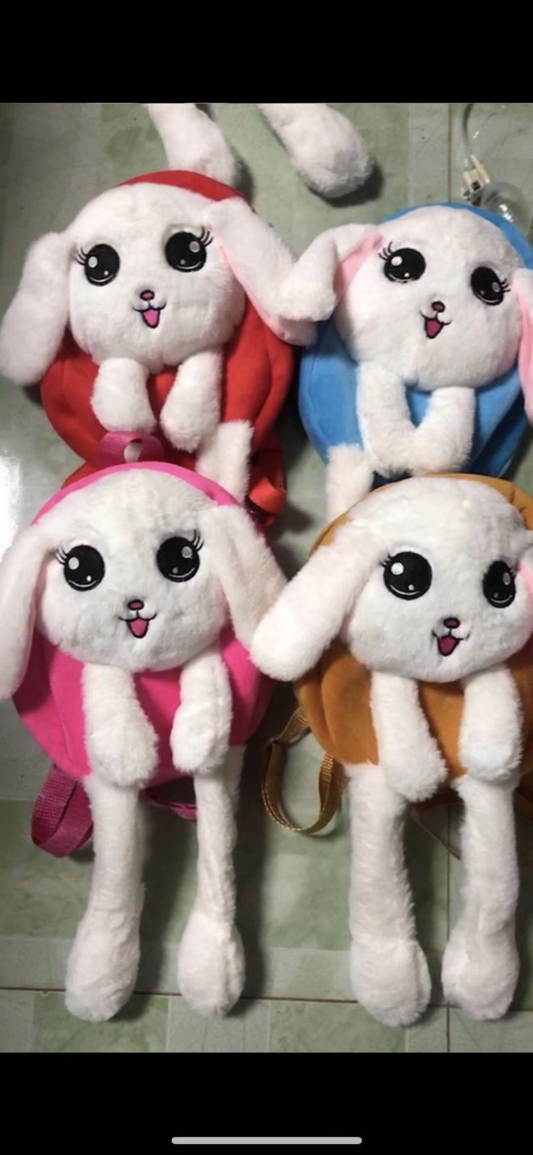 发光兔子耳朵会动毛绒兔详情图2