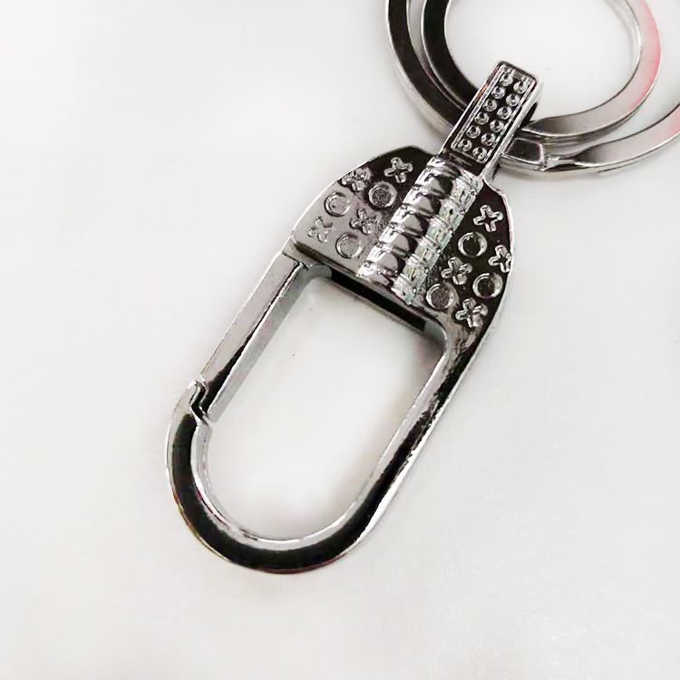 MQ Metal alloy double-ring keychain, key pendant, Fine 5001-2, 2-yuan store supply Item Picture