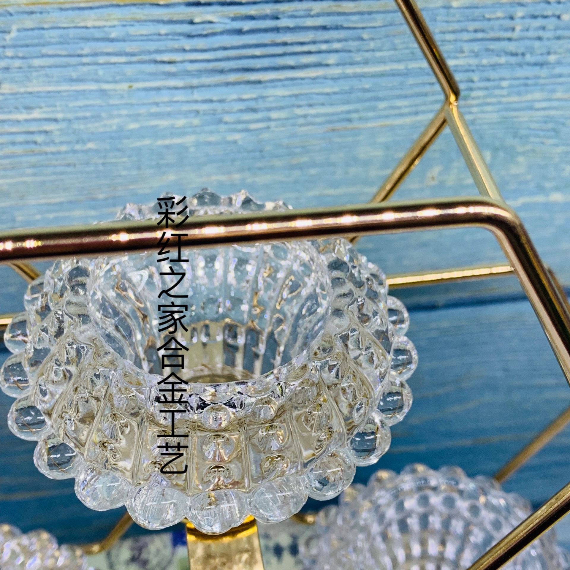 Light luxury romantic candlestick decoration, creative Nordic home dining table, candlelight dinner prop, 3-head candle holder, decoration accessory, Nordic romantic douyin candlestick decoration, creative light luxury home dining table, candlelight dinner detail image 4