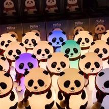 熊猫小夜灯卡通拍拍灯