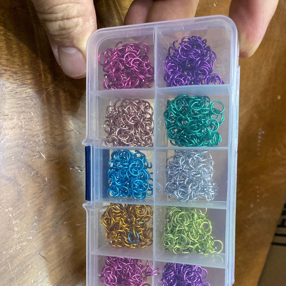 Color metal environmentally friendly aluminum ring box in 10 boxes thumbnail