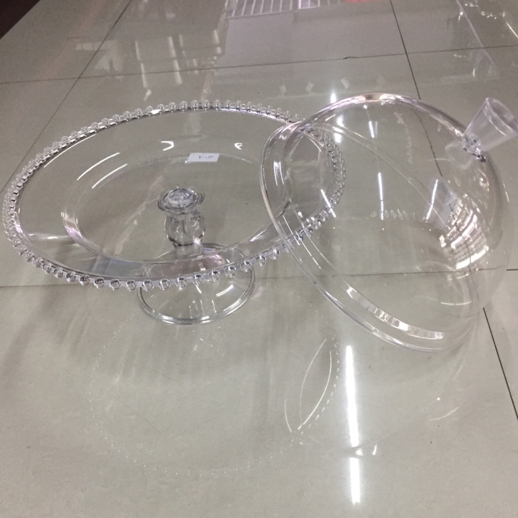 点心蛋糕水果盘+盖（061A，带珠盘）产品图