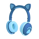 猫耳朵蓝牙耳机 脚印