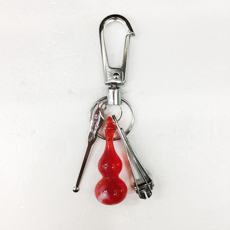 MQ Cartoon Gourd Keychain - Iron Hook Accessory Keychain Accessory 1 yuan 2 yuan store supply details Picture