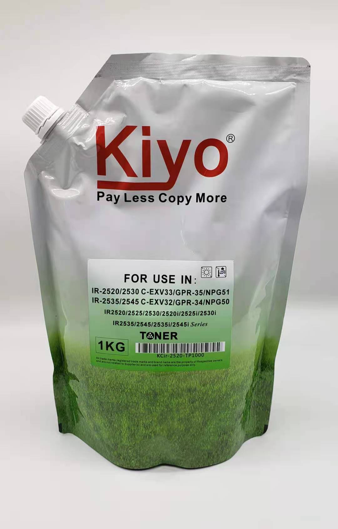 KIYO IR2520 Refill Toner For Canon Photocopier -1kg/bag full figure