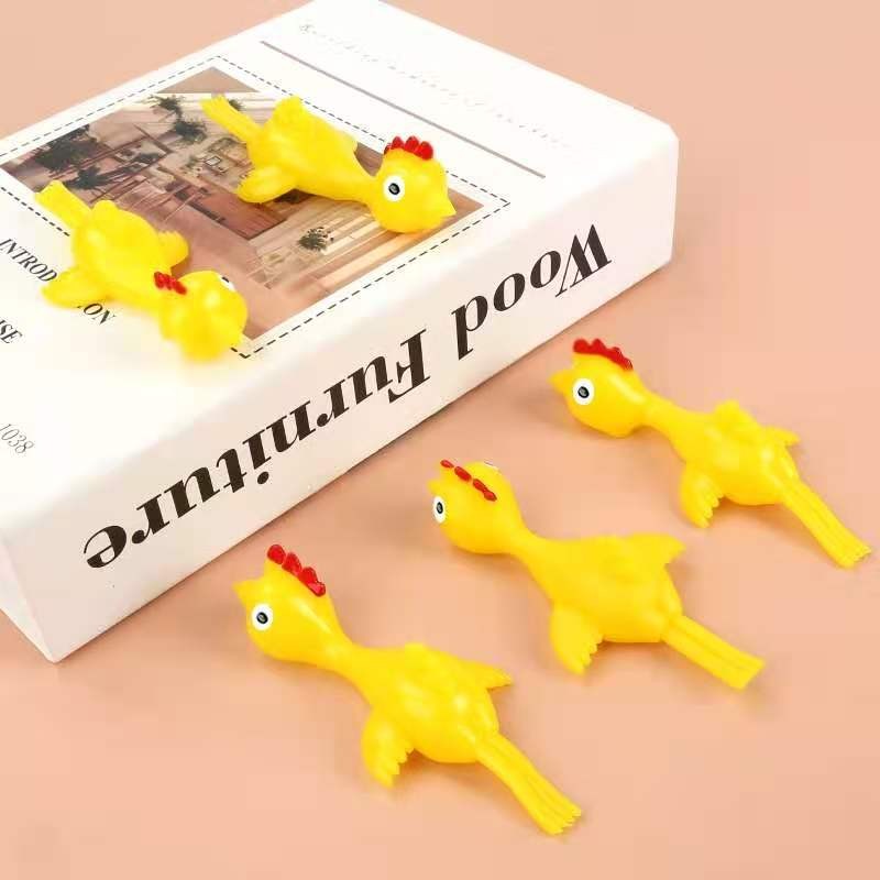 工厂直销 弹射小鸡抖音同款可粘墙弹弓解压发射小鸡弹射火鸡详情图5