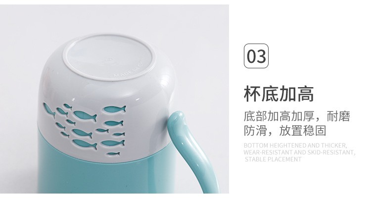 Fashionable and creative home cat fishing mouthwash cup detail image 7