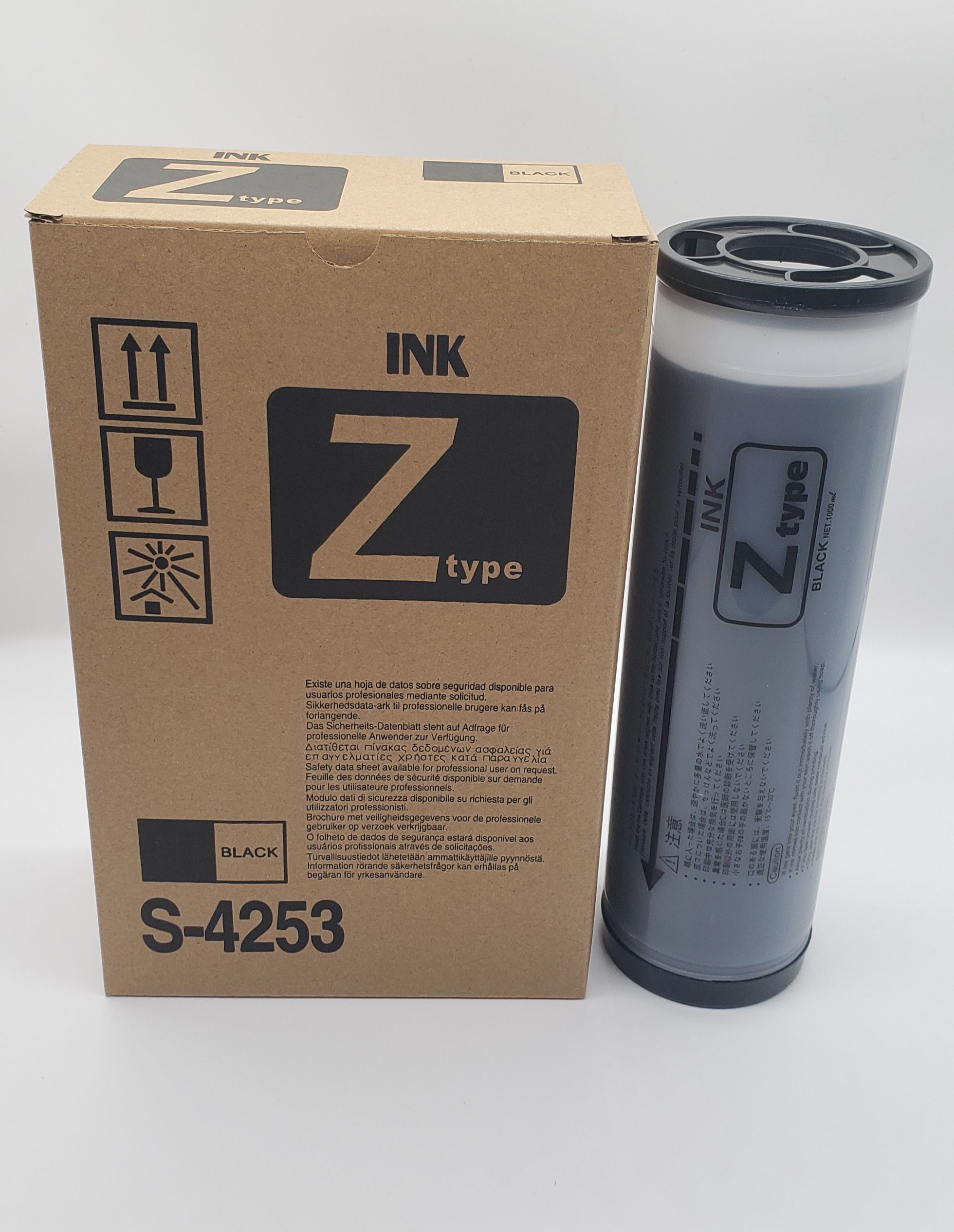 Compatible RISO Z Type Ink (1000ml) -Black thumbnail