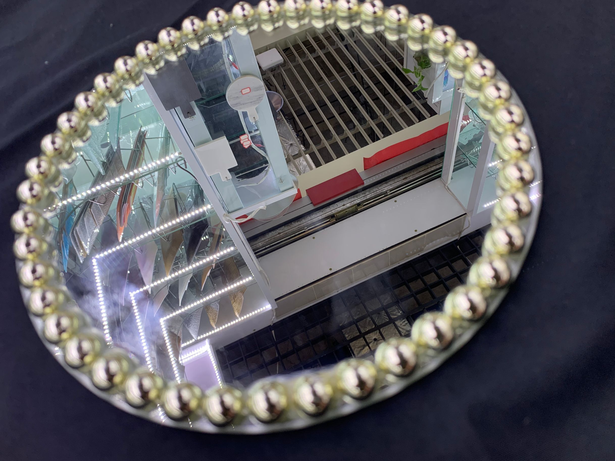 Glass mirror plate .care glass plate