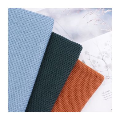Ribbed fabric 350g coarse needle ribbed fabric 32S pit knitted fabric for autumn and winter warm leggings and pajamas fabric