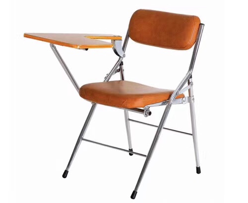 记者椅，办公椅，折叠椅子，带写字板椅子详情图6