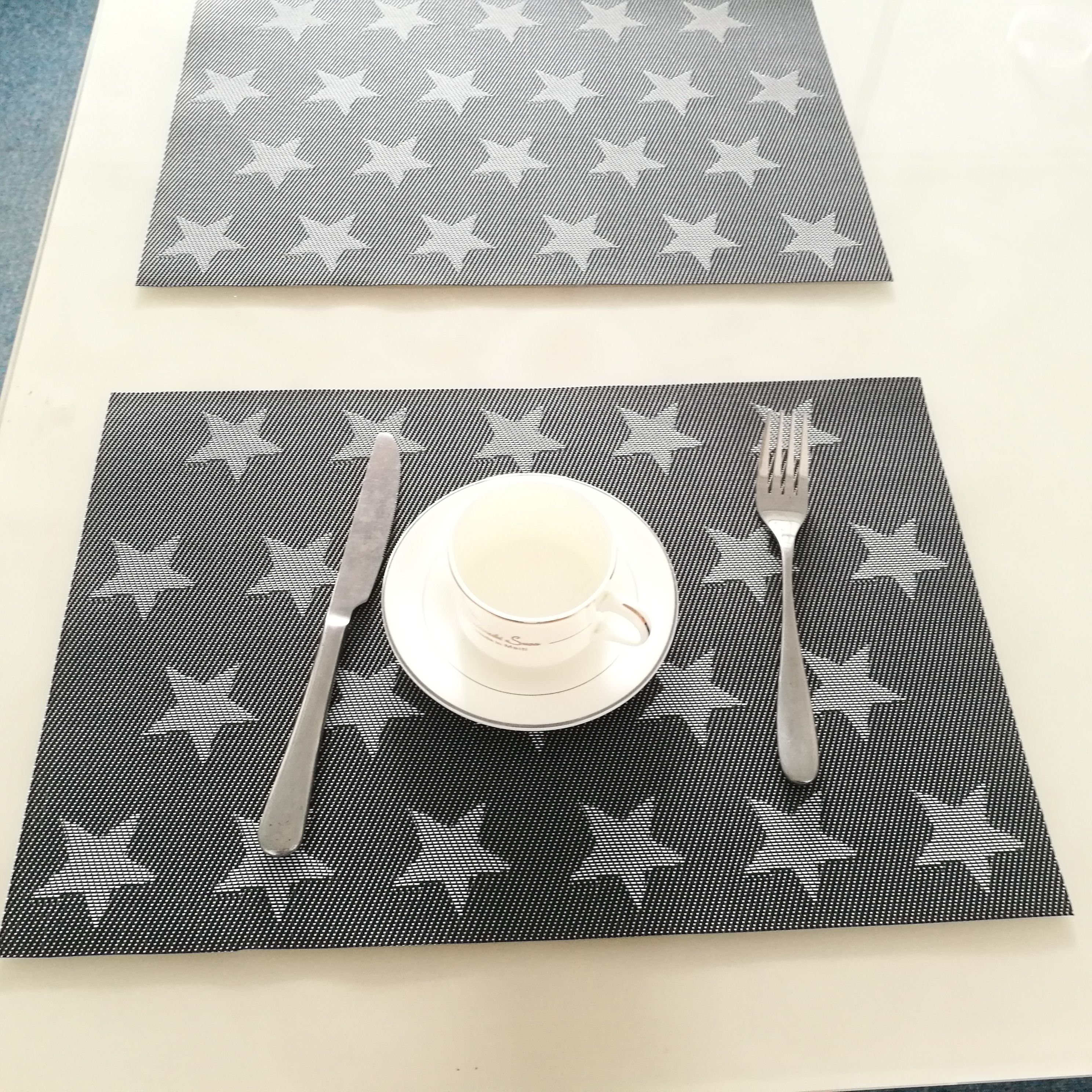 Teslin placemat Pentagram series full figure