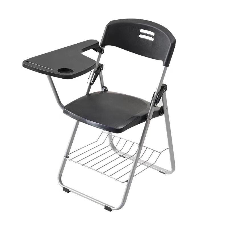 记者椅，办公椅，折叠椅子，带写字板椅子详情图7