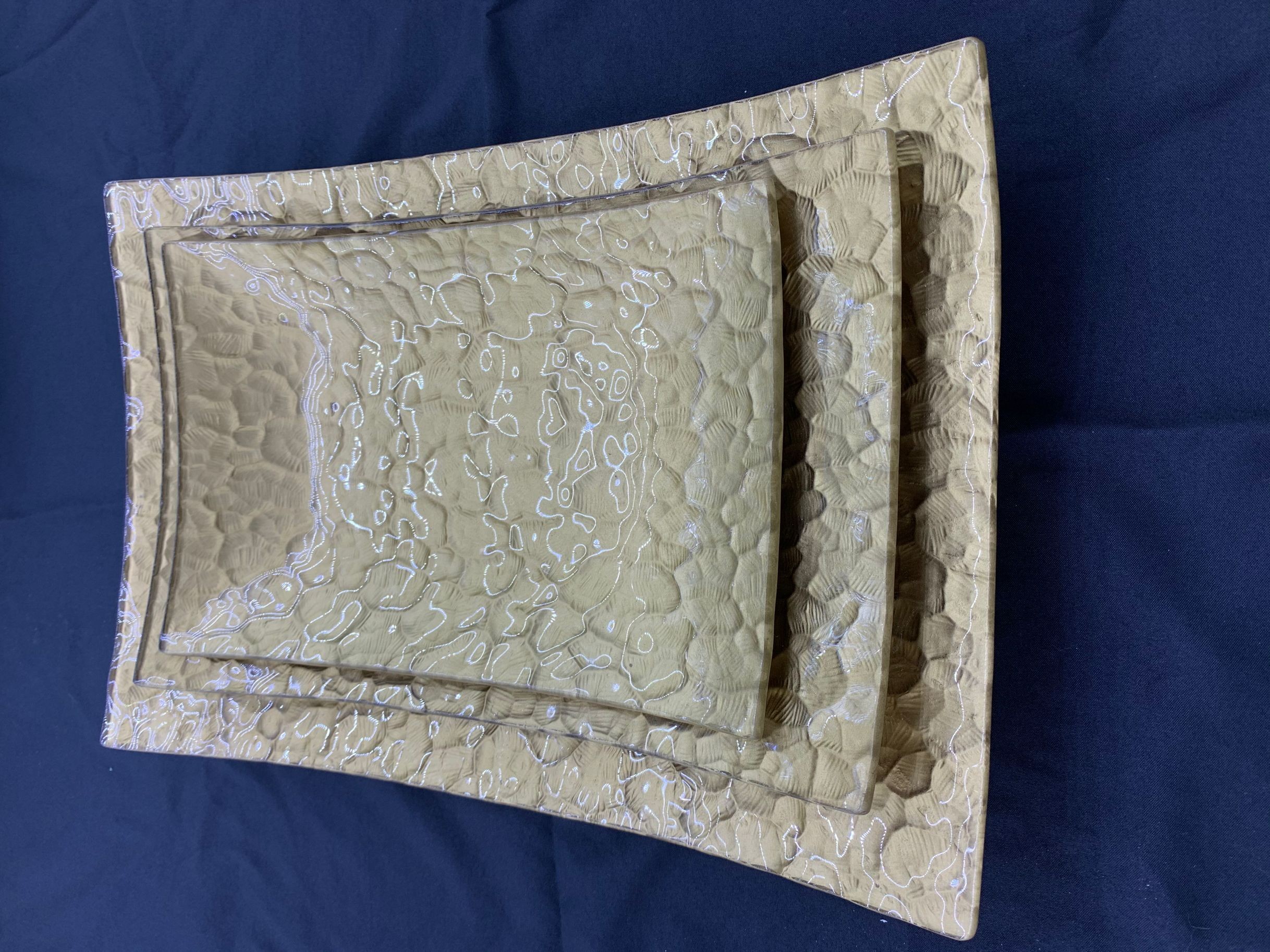 GLASS PLATE 3PCS/SET  CARE PLATE details Picture