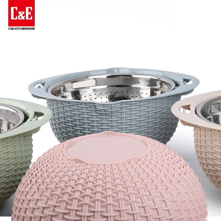 C&E 创艺厨具 切菜用品刨丝器擦丝厨房刨刀沥水篮洗菜神器 刨皮器 厨房工具 日用百货