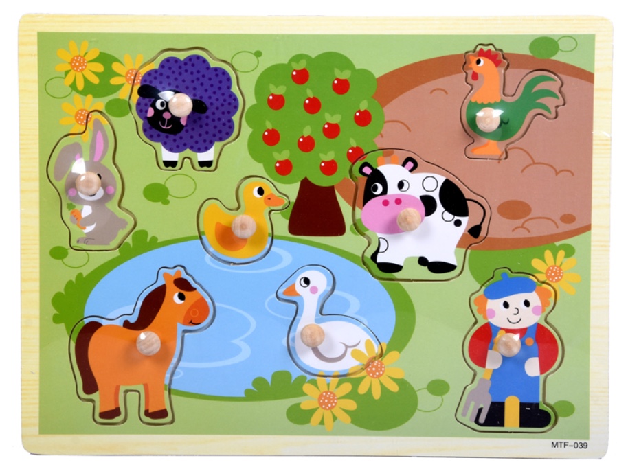 卡通动物儿童手抓版