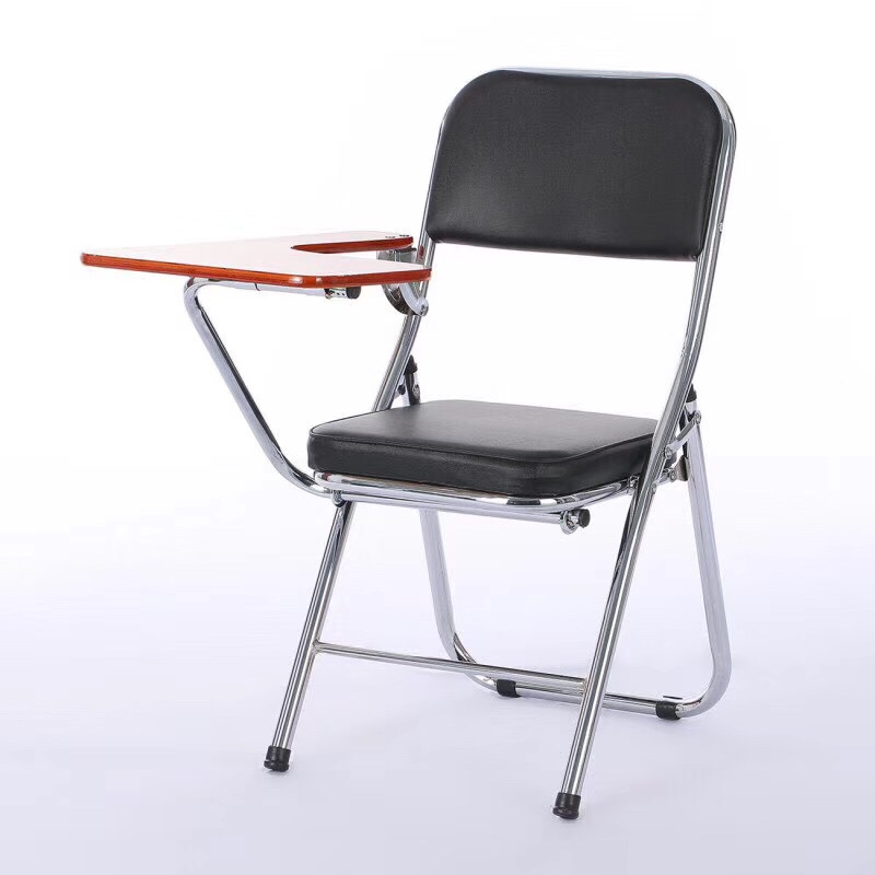 记者椅，办公椅，折叠椅子，带写字板椅子详情图3