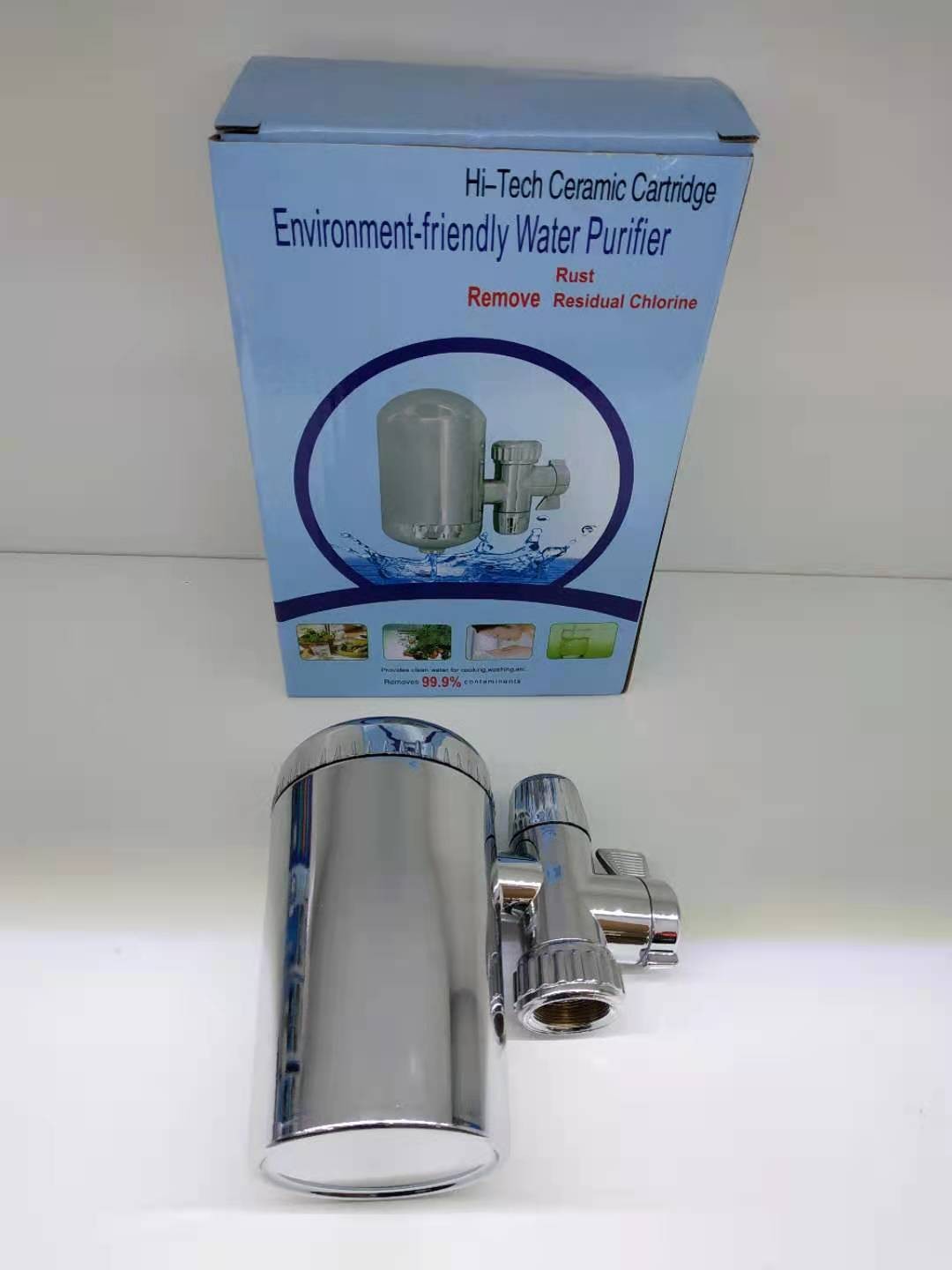 净水器 电镀双出水，外壳ABS+电镀工艺。陶瓷滤芯详情图2
