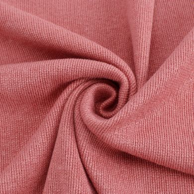 Weft ribbed fabric double-sided cotton-polyester dyed T-shirt casual wear knitted fabric modern dress pants fabric