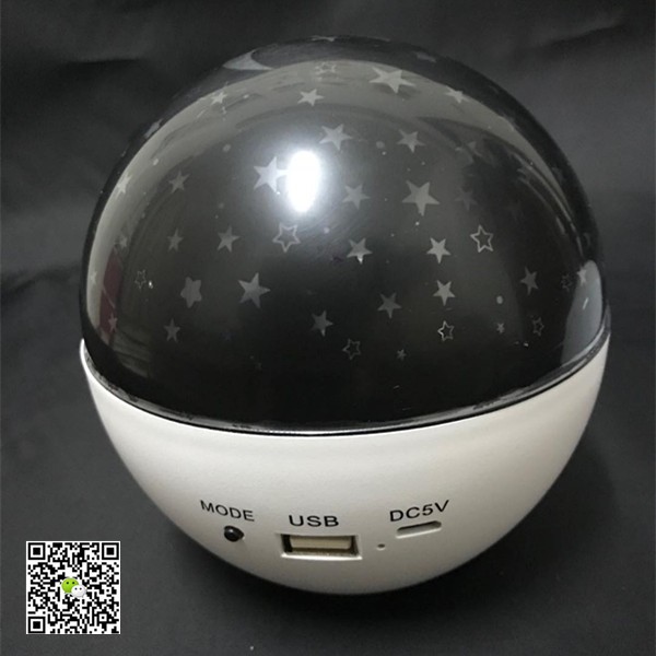 亚马逊led旋转蓝牙音乐满天星投影仪小夜灯遥控星空投影灯详情图5