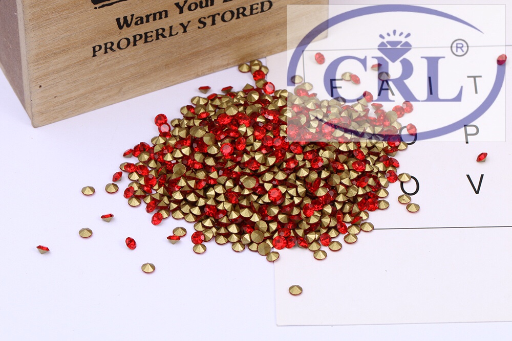 Home - made rhinestone AA point bottom color diamond red SS33 (2 Luo) manufacturers direct accessories full figure