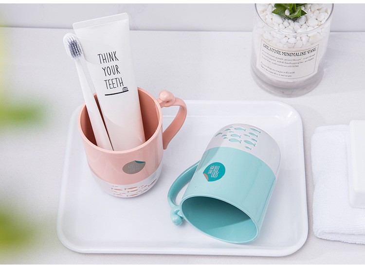 Fashionable and creative home cat fishing mouthwash cup detail image 10