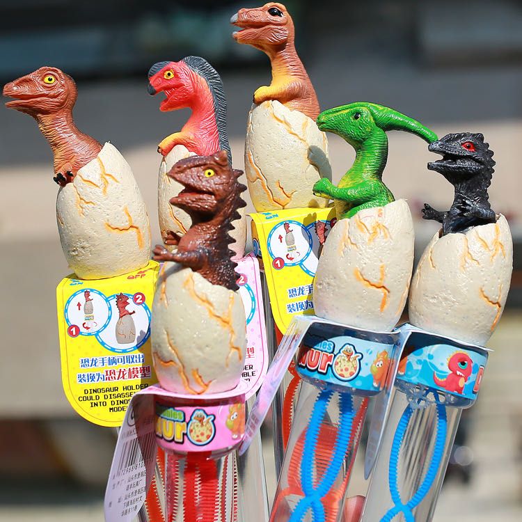 儿童节日新奇创意糖果玩具卡通混合恐龙模型