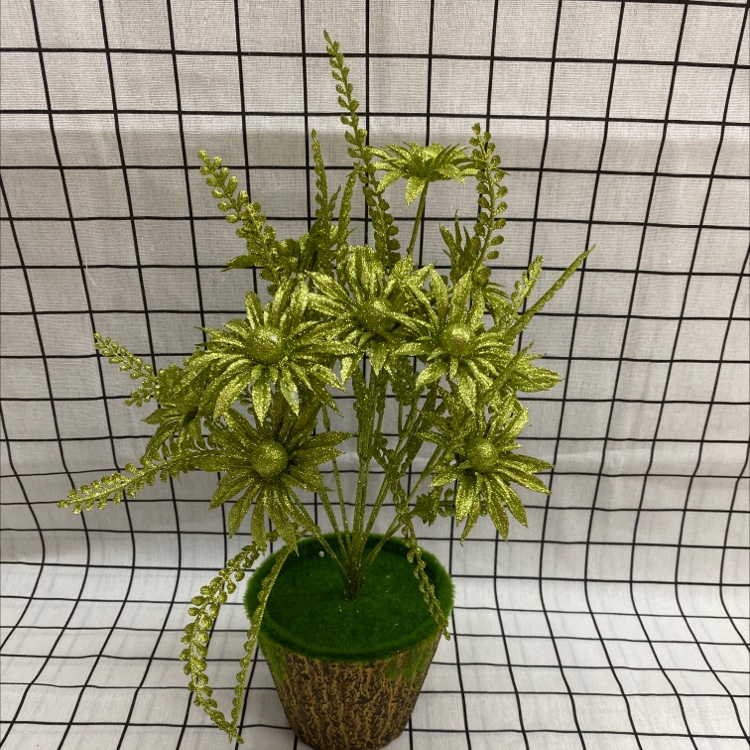 12 forked sunflowers