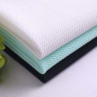 Corn grain elastic knitted fabric twill jacquard bubble fabric suit jacket skirt small rice grain knitted fabric