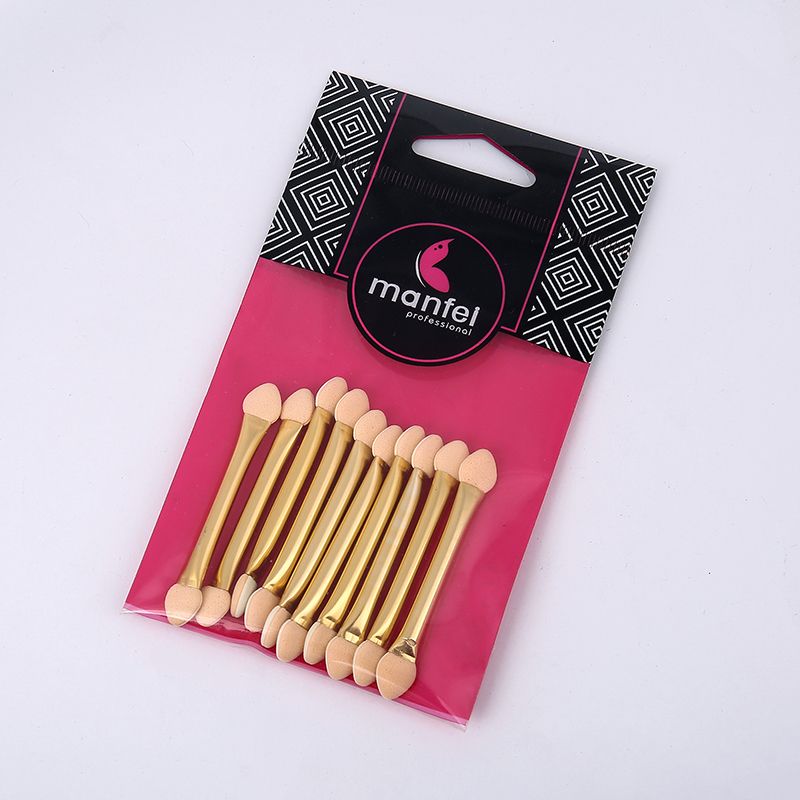 Double-headed latex eyeshadow brush, sponge eyeshadow stick, multi-color blending brush, eye makeup brush, retouching and beauty tools wholesale