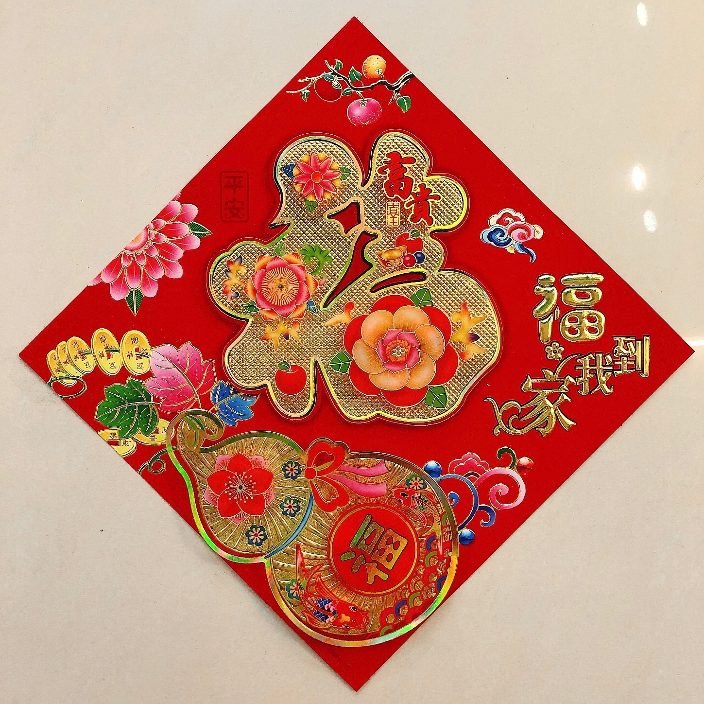 High-end PET material three-dimensional door and window stickers for the Spring Festival of 2020 detail image 1