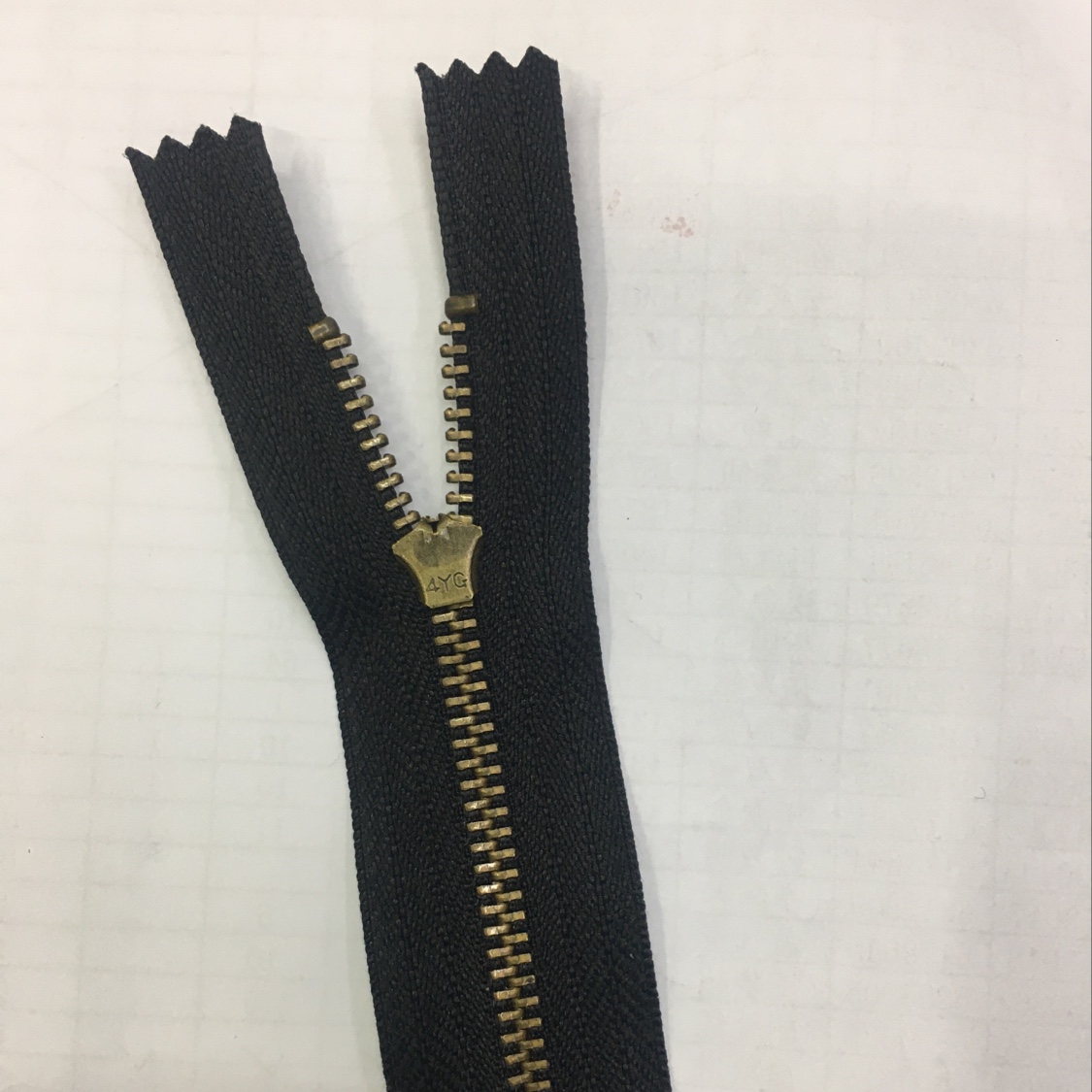 现货批发5号尼龙平纹码装拉链服饰箱包
