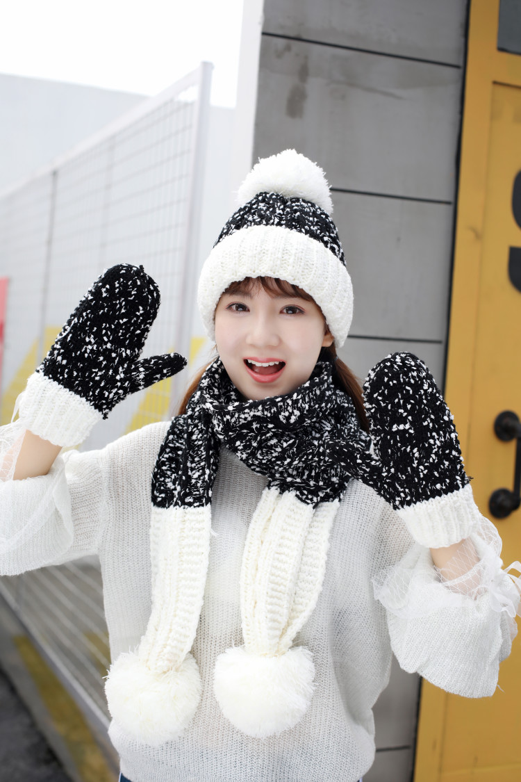 Winter Adult Hat, Scarf, Gloves And Hat Set undefined