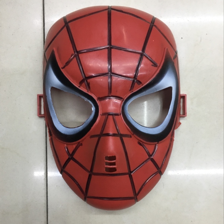 注塑面具蜘蛛侠面具超人面具派对舞会面具图