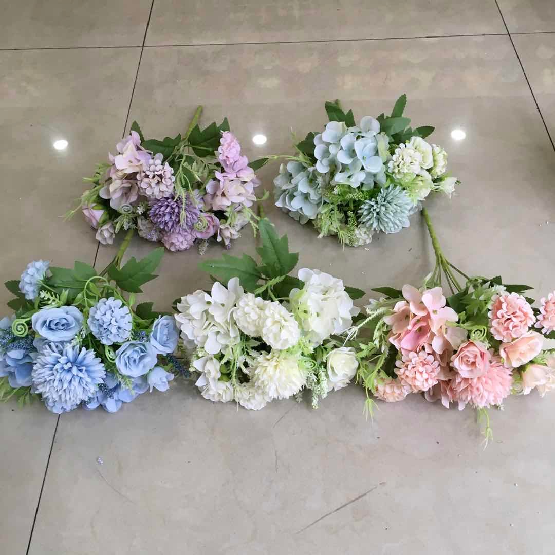 Wholesale of 7-pronged new and beautiful roses for living room artificial flower and artificial flower decoration pic 6