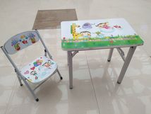 书桌椅子一套宝宝看书桌椅折叠儿童学习桌家用经济型小学生早教桌