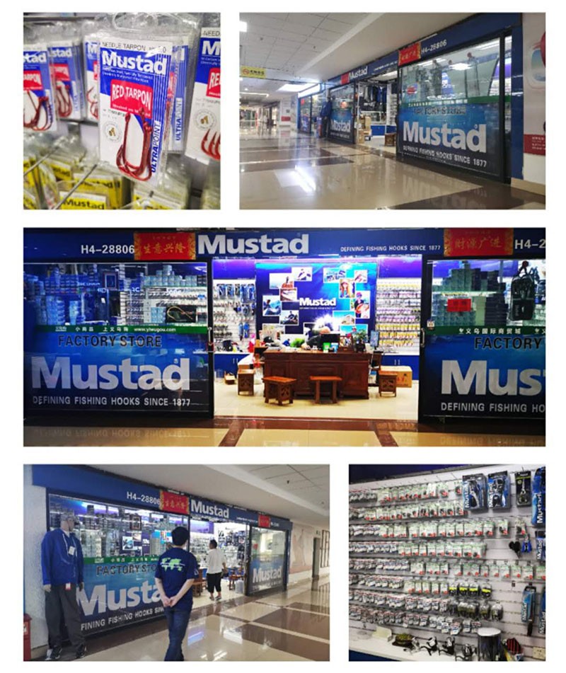 Mustad慕斯达正品挪威钩千又上黑钢质有倒刺钩鱼钩渔具详情图7