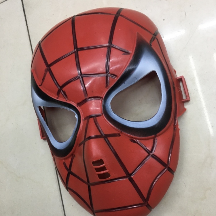 注塑面具蜘蛛侠面具超人面具派对舞会面具产品图