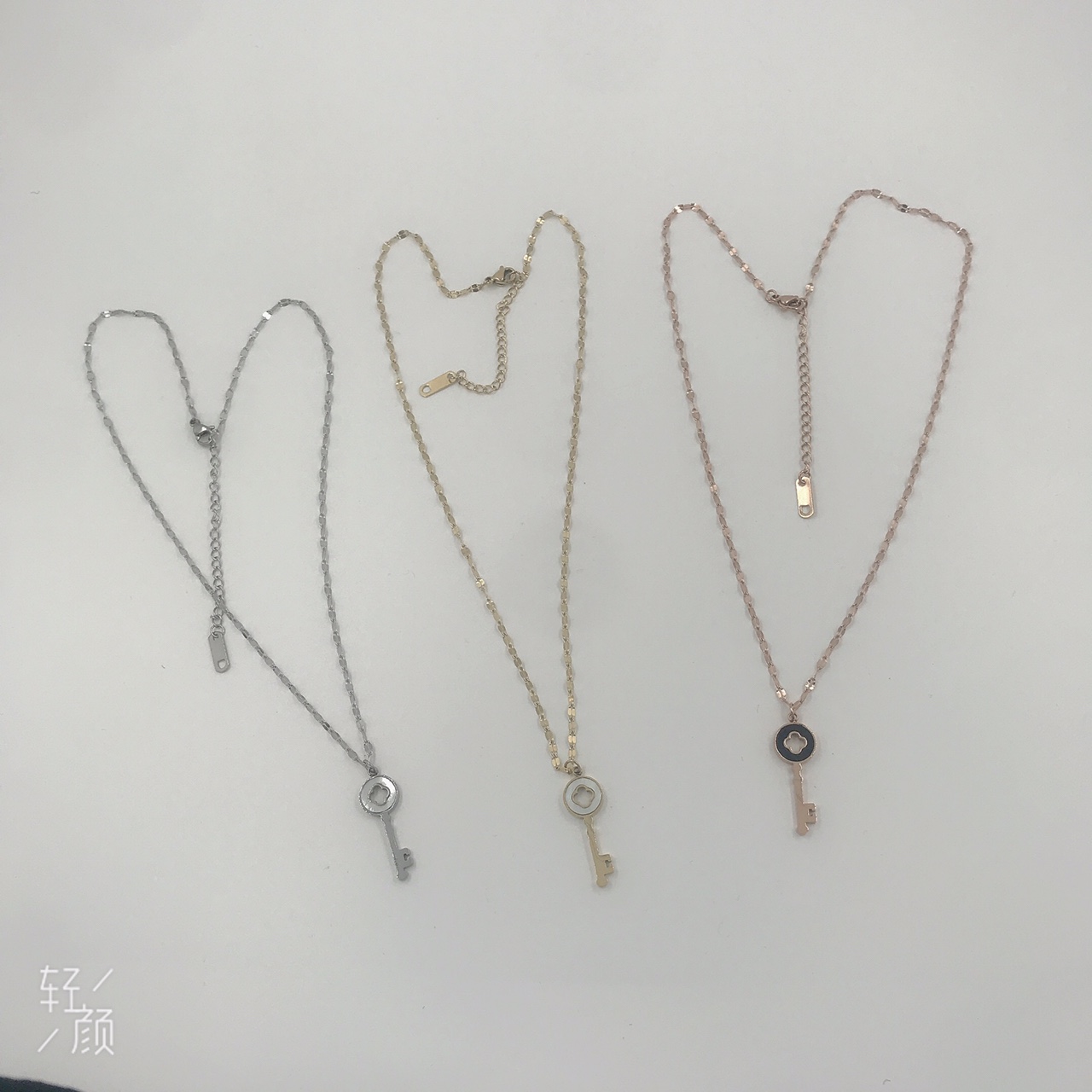 不锈钢钛钢颈链毛衣链饰品
