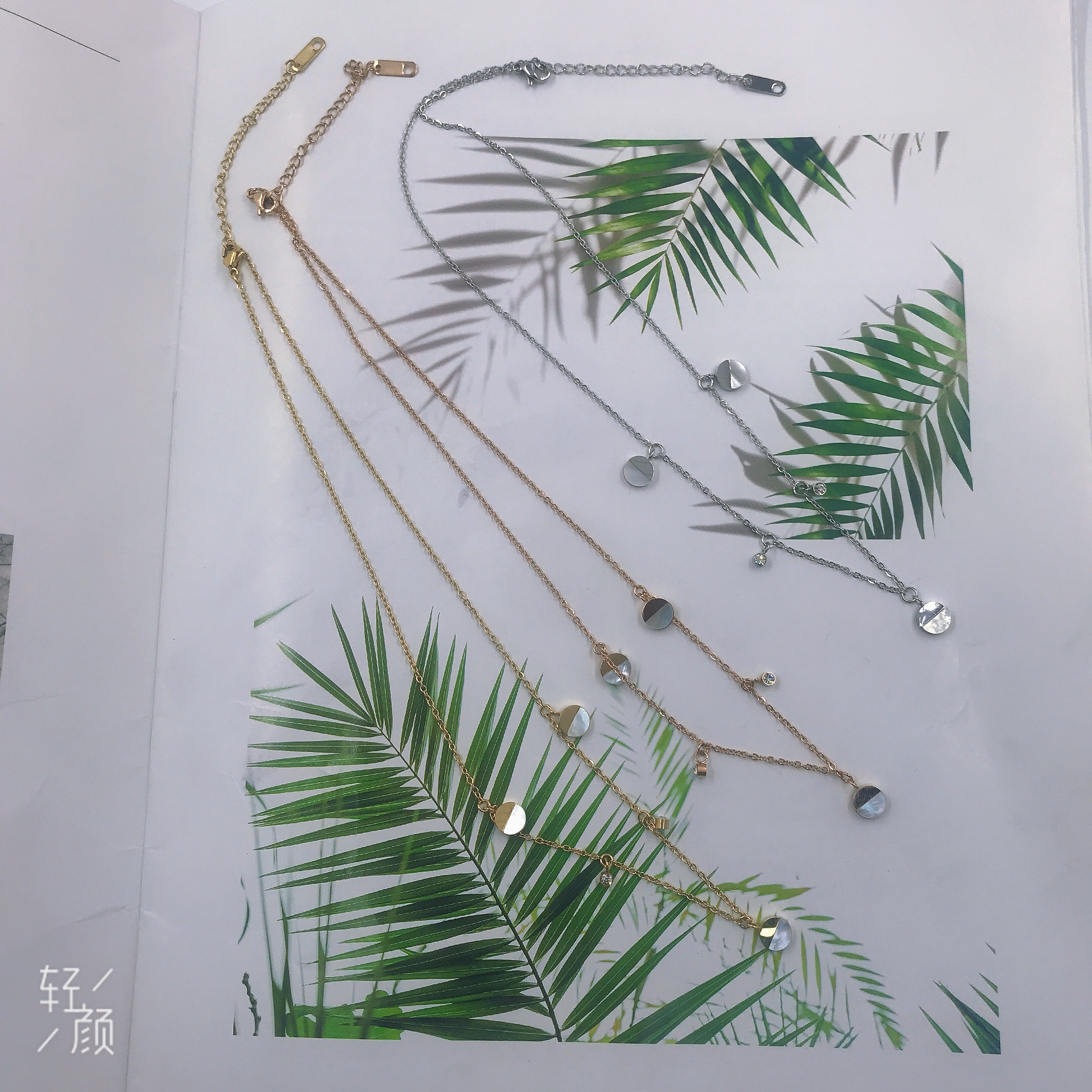 不锈钢钛钢项链颈链毛衣链经典著作流行服饰百搭款详情图5